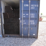 Square Tube Container Loading