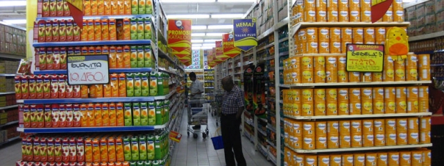 Africa Supermarket Shelving
