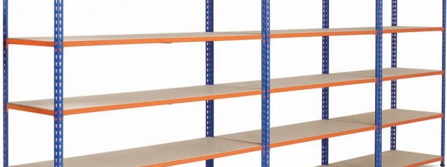 Light duty storage shelves